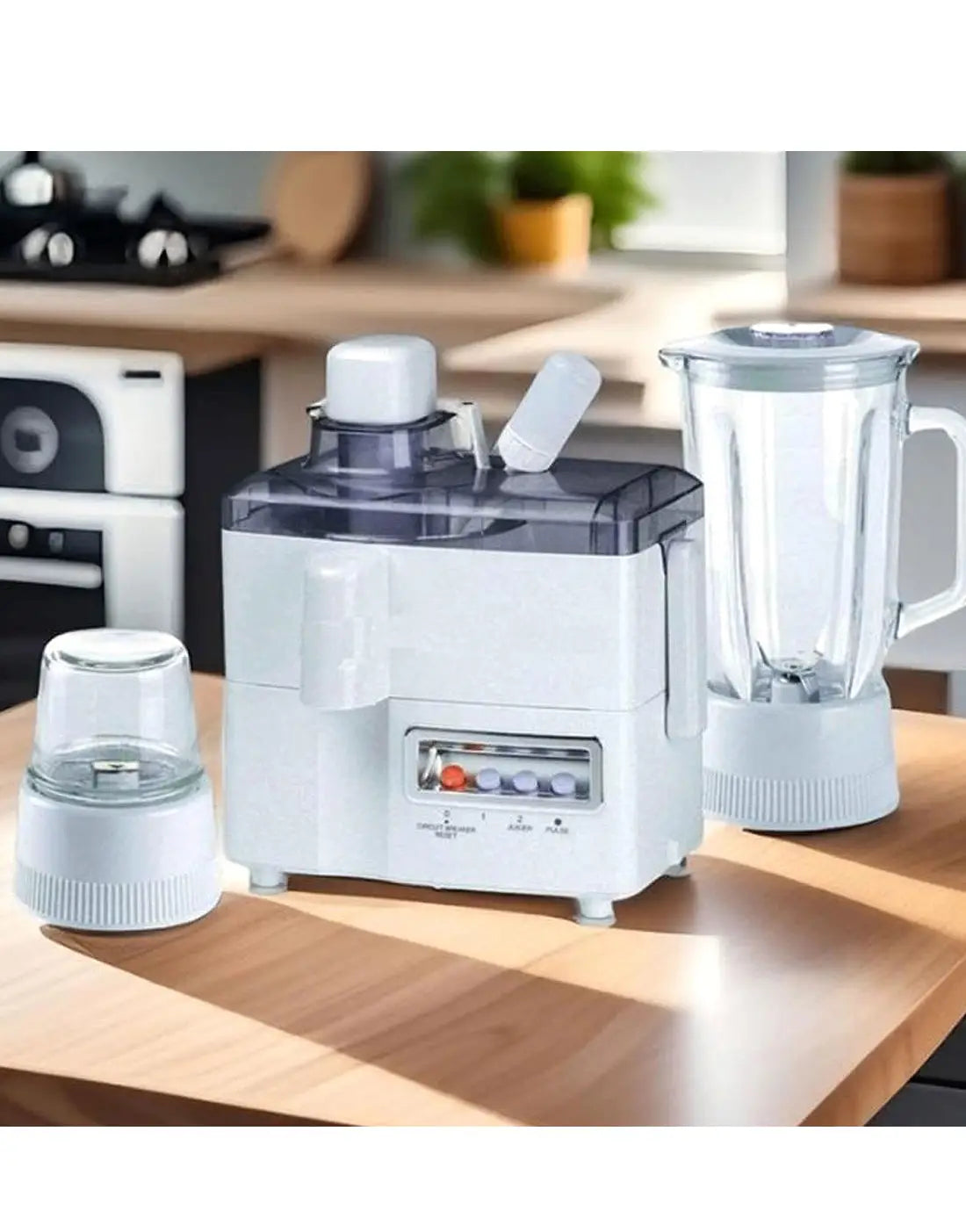 Standard Quality 3‑in‑1 Juicer, Blender & Grinder Multi‑Purpose Food Factory Machine