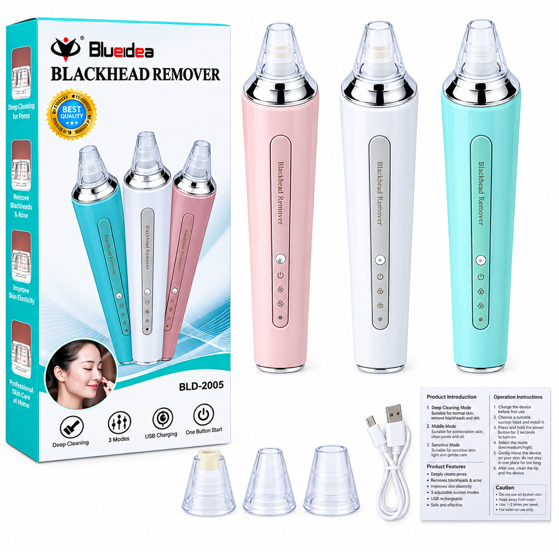 Blueidea BLD-2005 – Electric Blackhead Remover & Facial Skin Cleaner