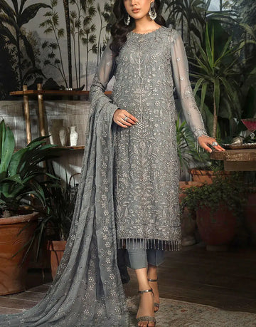 Premium Heavy Embroidered Chiffon Suit – Perfect for Wedding & Formal Events