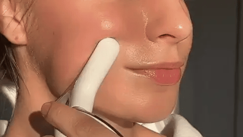Rechargeable LED Facial Massager for Face & Neck - Vibrating Massager