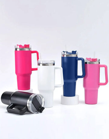 Solid Vacuum Insulated Tumbler 1200ml Stainless Steel Travel Cup for Hot & Cold