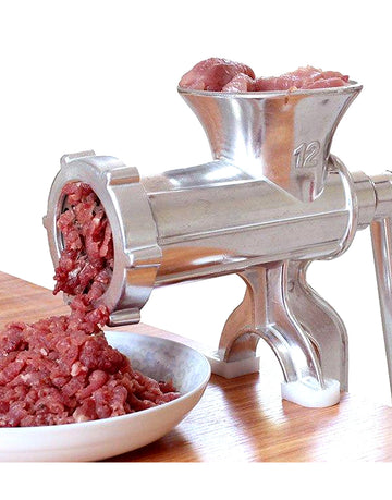 Aluminium Manual Meat Mincer Machine