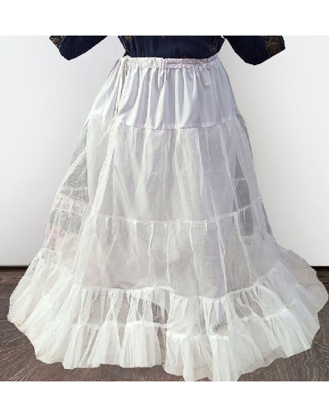 4 Layers Stitched Can Can Net Skirt with Inner | Can-Can NET for Maxi & Lehenga