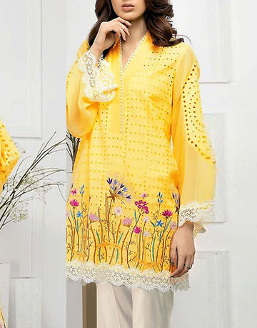 2-Piece Chikankari Embroidered Lawn Dress