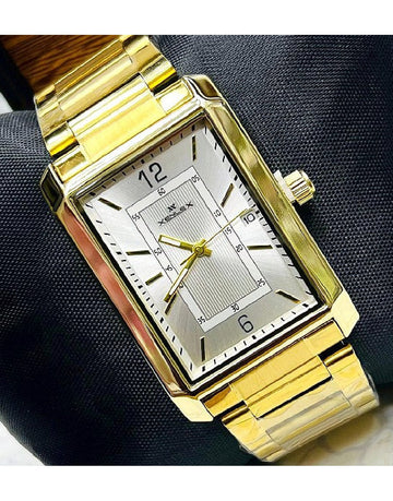 Xenlex Men's Golden Chain Watch