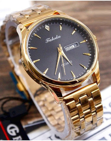 Original Faleda Men's Stainless Steel Chain Watch