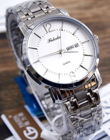Original Faleda Men's Stainless Steel Chain Watch