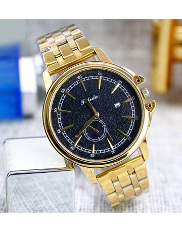 Original Faleda Men's Water Resistant Dress Watch