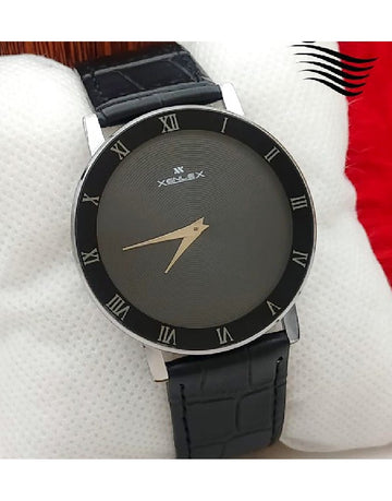 Xenlex Leather Strap Men's Dress Watch