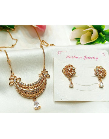 Elegant Gold Plated Jewelry Set for Women