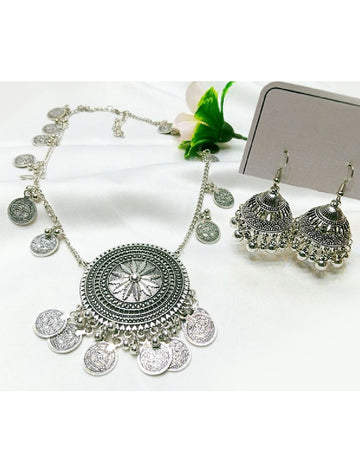 Ethnic Turkish Mala & Jhumka Set