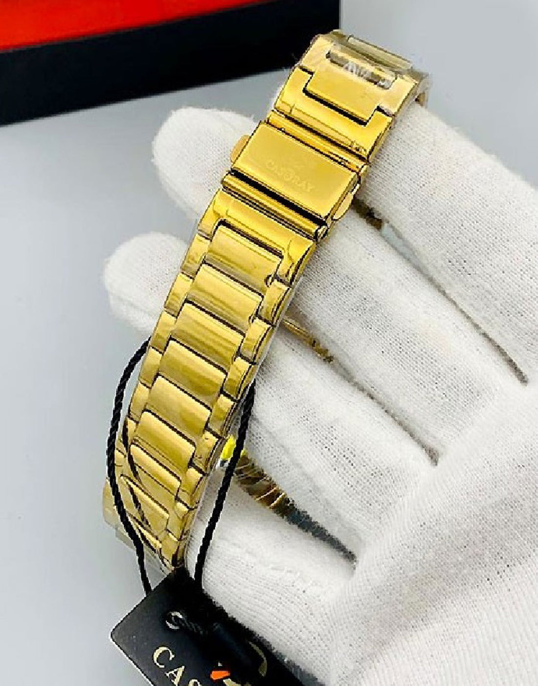 Original Cassray Men's Stainless Steel Chain Watch - Golden