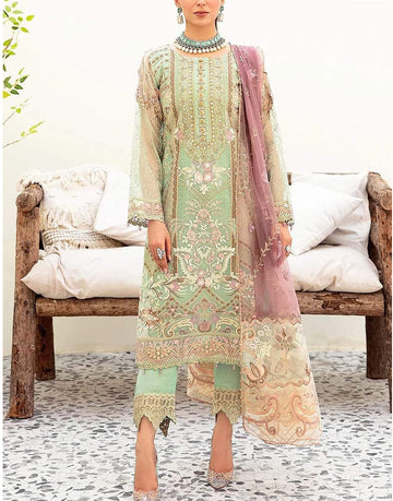 Luxury Handwork Heavy Embroidered Organza Wedding Dress