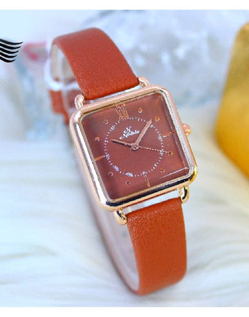 Noble Square Dial Fashion Watch for Girls