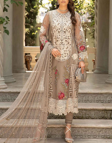 Maria B Embroidered Festive Lawn Dress | EL-24-01