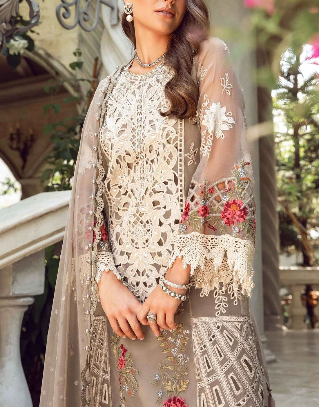 Maria B Embroidered Festive Lawn Dress | EL-24-01