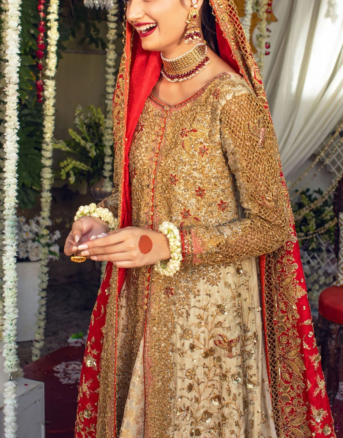 Agha Noor Luxury Heavy Embroidered Bridal Dress | NOOR BRIDAL