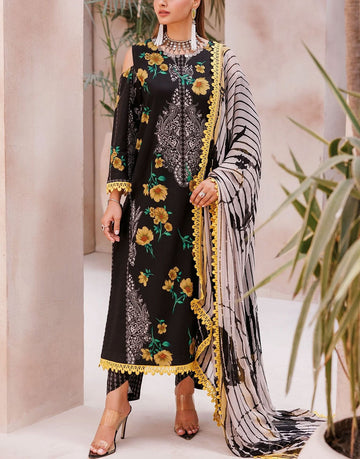Charizma Unstitched Printed Summer Lawn Dress | CP4-62