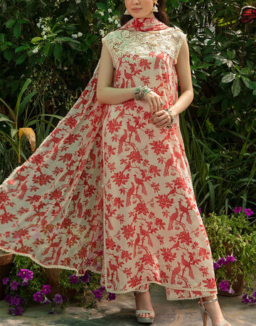 So Kamal Luxury Pret Summer Lawn Suit | MYRA D803