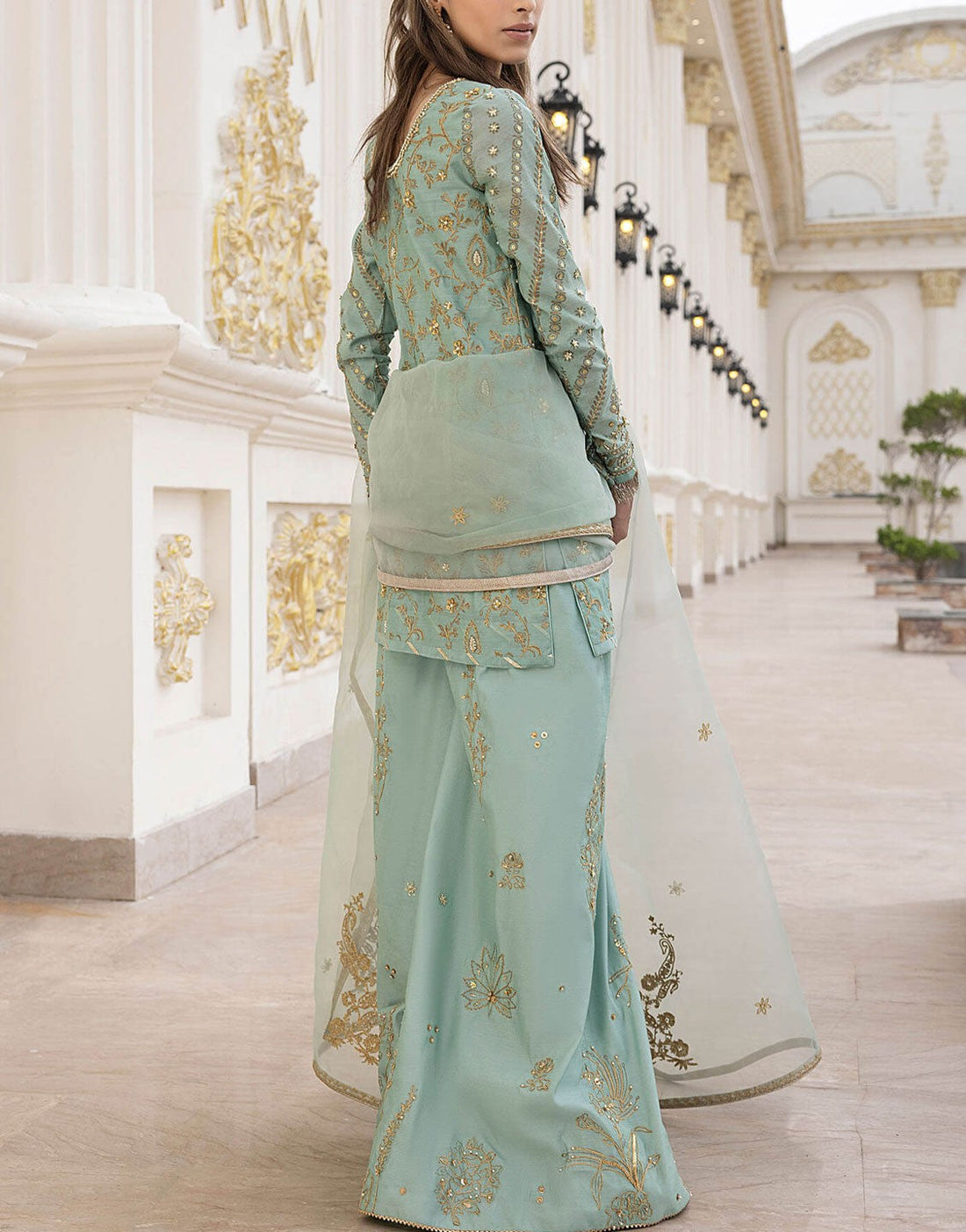 Asifa & Nabeel Luxury Fancy Wedding Wear Dress | Tarah