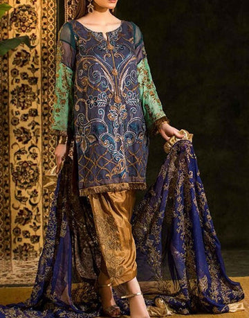 EshAisha Luxury Formal Chiffon Party Dress | EA 520
