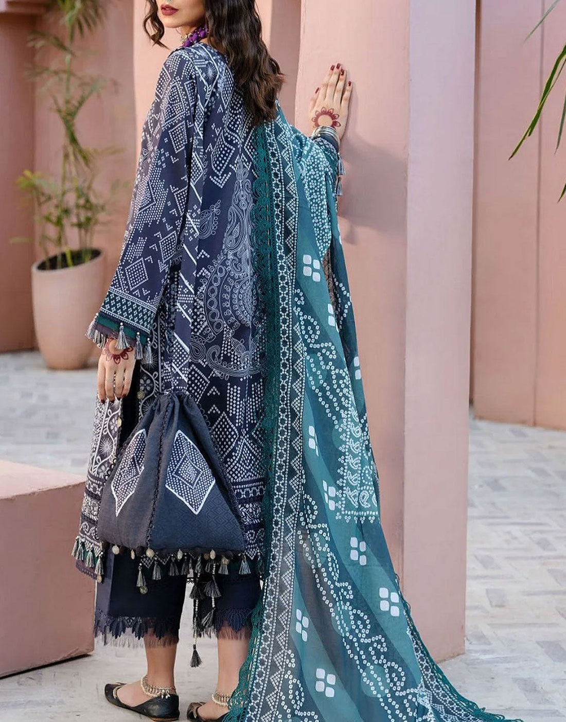 Firdous Digital Printed Unstitched Summer Lawn Dress