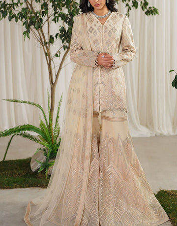 Flossie Embroidered Organza Party Wear Dress | Serene LP-102