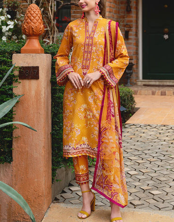 Gulaal Digital Printed Lawn Dress | FLORENCE GL-L-24V2-02