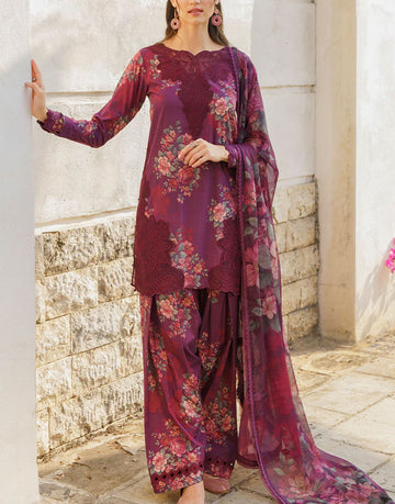 Iznik 3PC Unstitched Printed Summer Lawn | UE-215