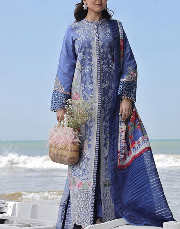 Maryam Hussain Fancy Embroidered Lawn Dress | Ayra L24-02