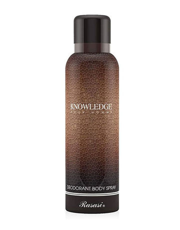 Original Rasasi Knowledge Deodorant Body Spray - 200 ML