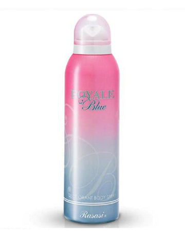 Original Rasasi Royale Blue For Women Deodorant Body Spray - 200 ML