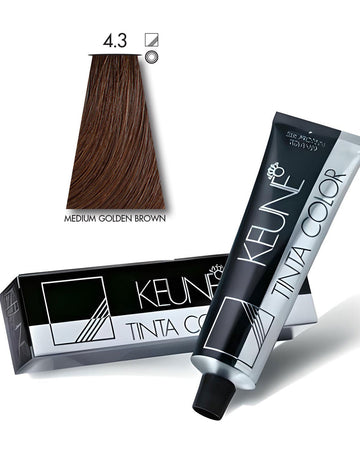 Keune Tinta Hair Color 4.3 Medium Golden Brown
