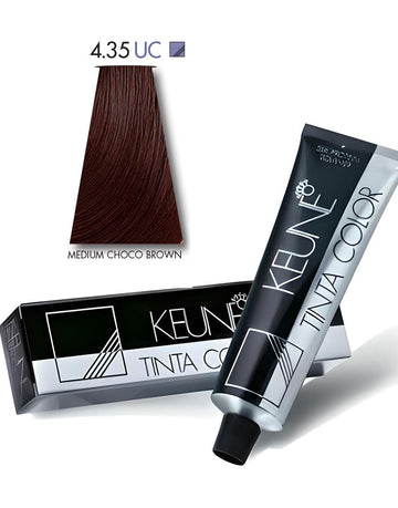 Keune Tinta Hair Color 4.35 Ultimate Cover Medium Choco Brown