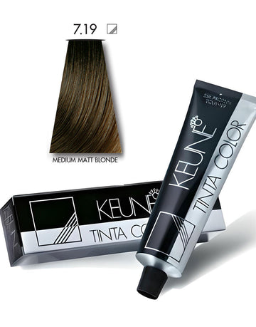 Keune Tinta Hair Color 7.19 Medium Matt Blonde