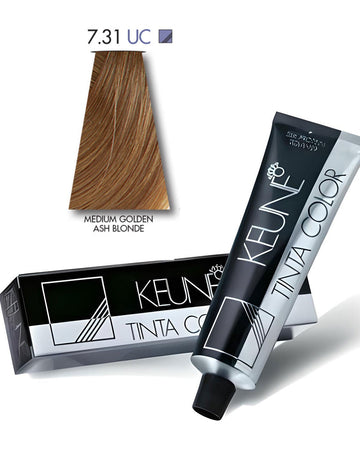 Keune Tinta Hair Color 7.31 UC Medium Golden Ash Blonde