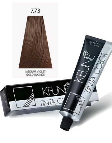 Keune Tinta Hair Color 7.73 Medium Violet Gold Blonde