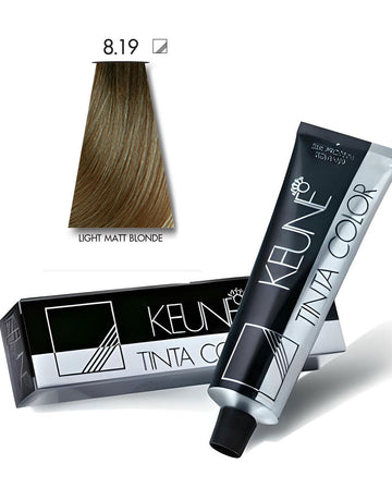 Keune Tinta Hair Color 8.19 Light Matt Blonde