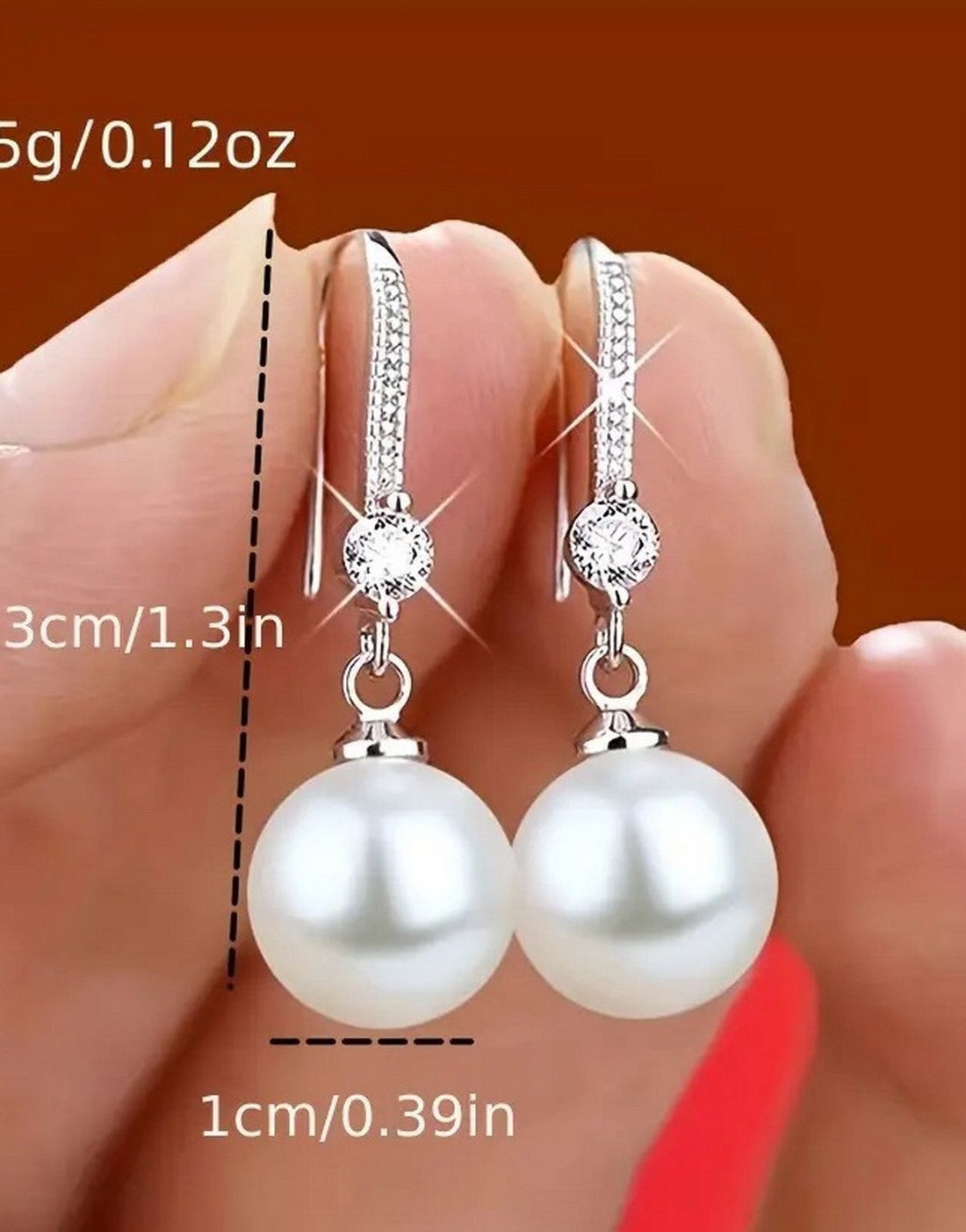 Adorable Teardrop Pearls Fashion Earrings for Girls