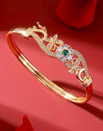 Luxury Synthetic Rhinestones Bangle Bracelet for Ladies