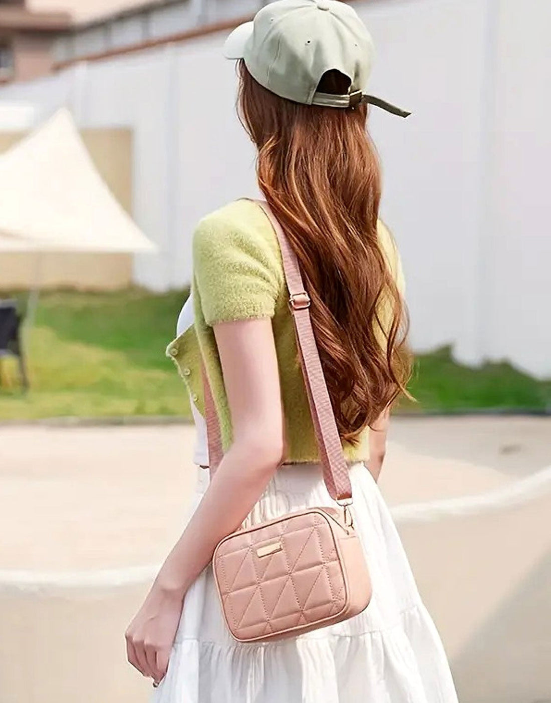 Stylish Pink Crossbody Shoulder Bag for Girls