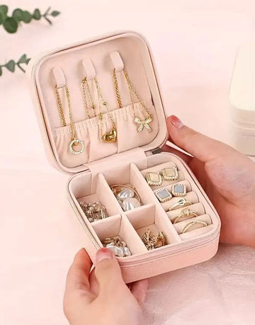 Portable EMPTY Jewellery Storage Box for Travel & Daily Use