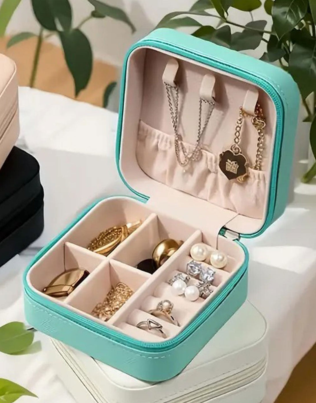 Portable EMPTY Jewellery Storage Box for Travel & Daily Use