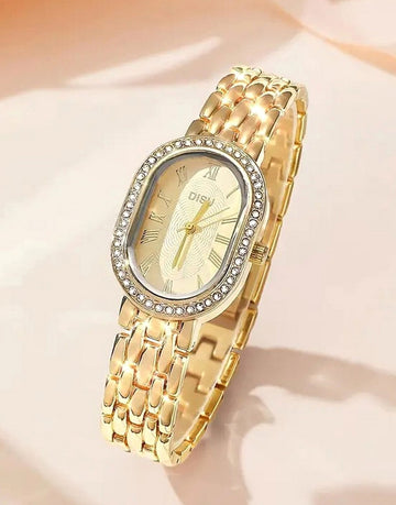 Premium Quality Ladies Golden Bracelet Watch