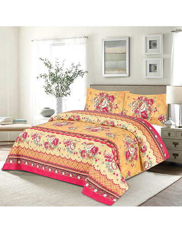 King Size Crystal Cotton Bed Sheet